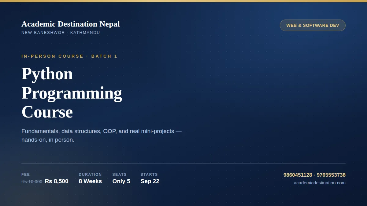 Python Programming Course